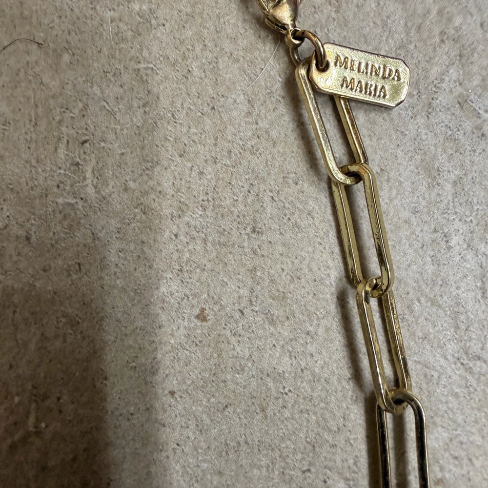 Melinda Maria Gold Samantha MARQUIS necklace - Picture 4 of 5
